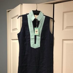 Sail to Sable-STS Dress (Navy/Turquoise)